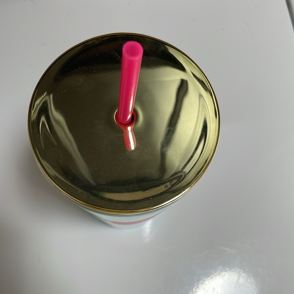 Lilly Pulitzer Disney Parks Collection X Minnie Mouse Tumbler, lid and straw. - Picture 5 of 9